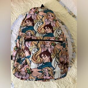 Hot Topic Disney Loungely Tangled character backpack
